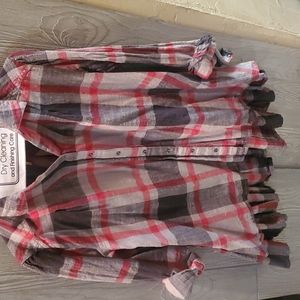 Free People plaid shirt